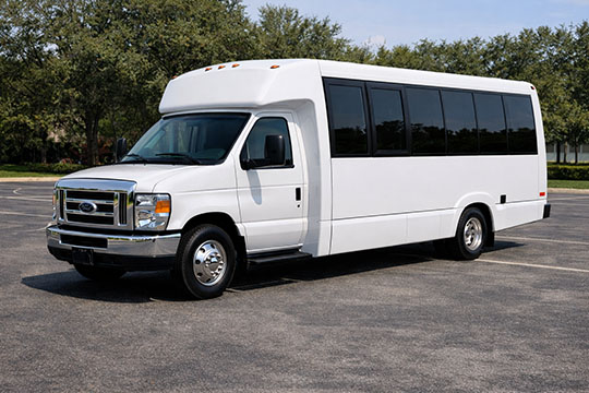 18-passenger minibus available for charter in Ventura, CA
